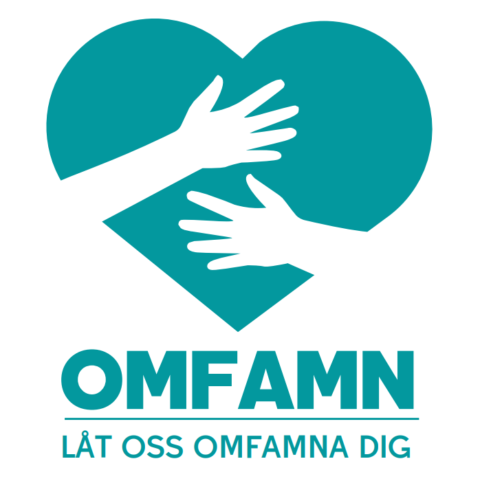 Logotyp för Omfamn hemtjänst AB